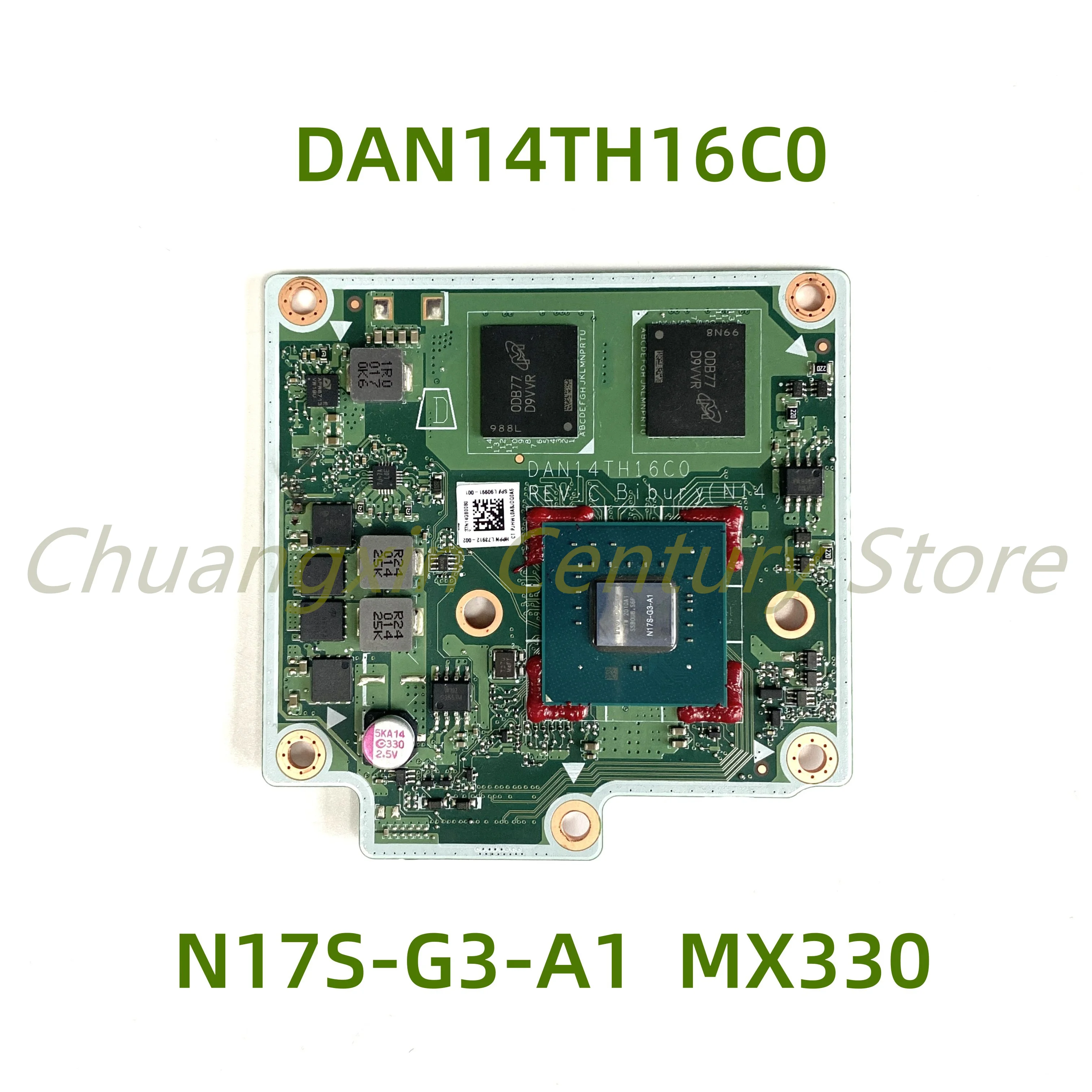 

Подходит для материнской платы ноутбука HP-ALL-IN 24-D10167C DAN14TH16C0 с N17S-G3-A1 MX330, 100% протестировано, полностью работает