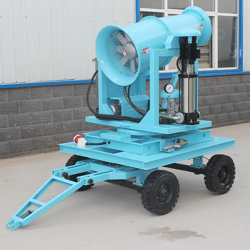 

Farm Equipment Electric Water Mist Machine 50m 60m Intelligent Ultra-fine Mobile Fog Suppression Cannon