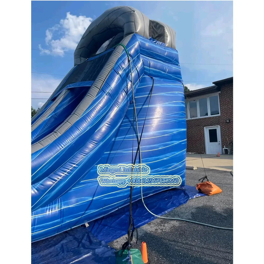 Children water park equipment inflatable water slide inflatable pool slide