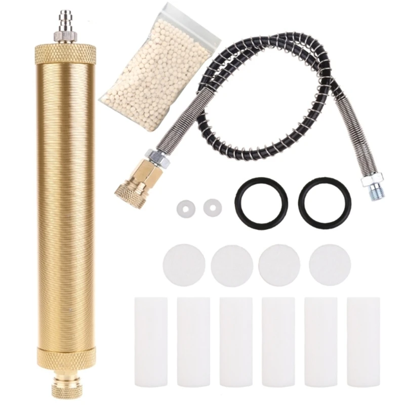 

Air Filter for Compressor Professional Water & Oil Separator High Pressure Air Filter Diving Separator Simple Installs A0KF