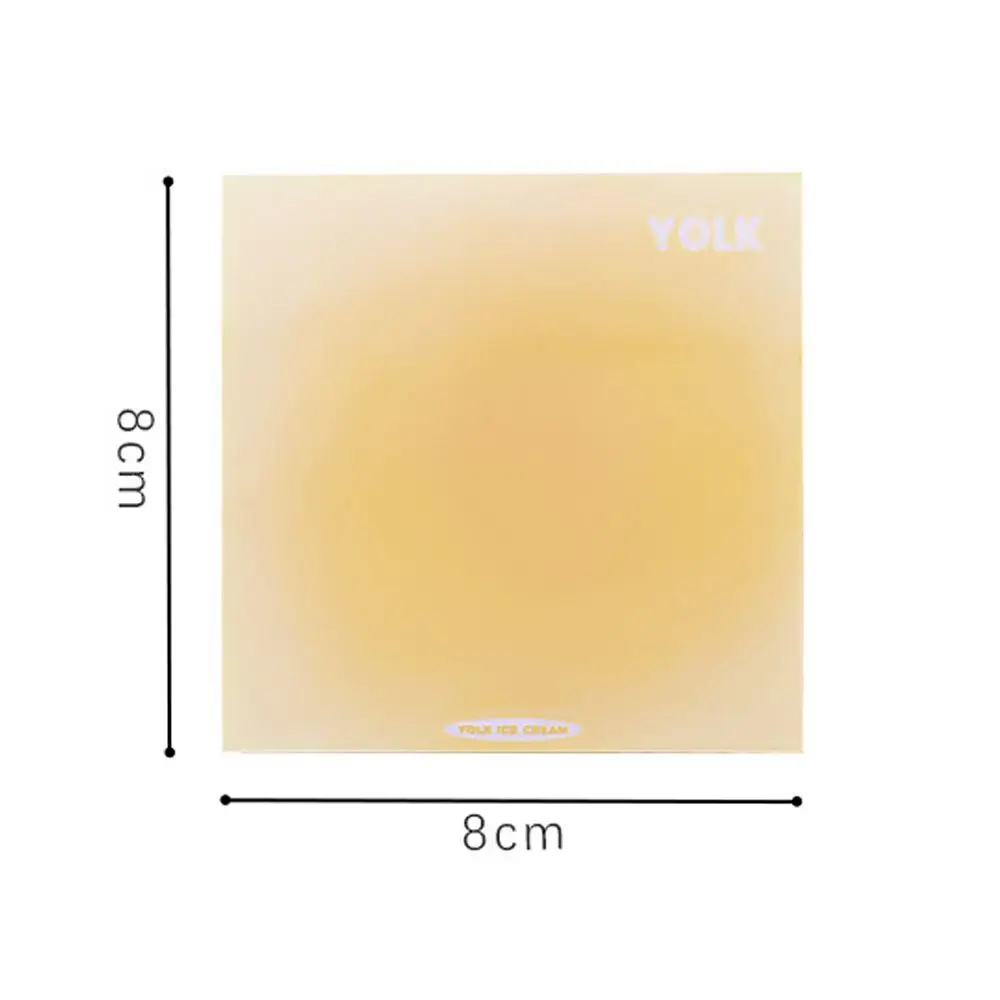 50Sheets/Pack Writing Paper Scrapbooking Notepad Paper Stationery Sticky Notes Gradient Color Memo Pads Notebook Bookmark