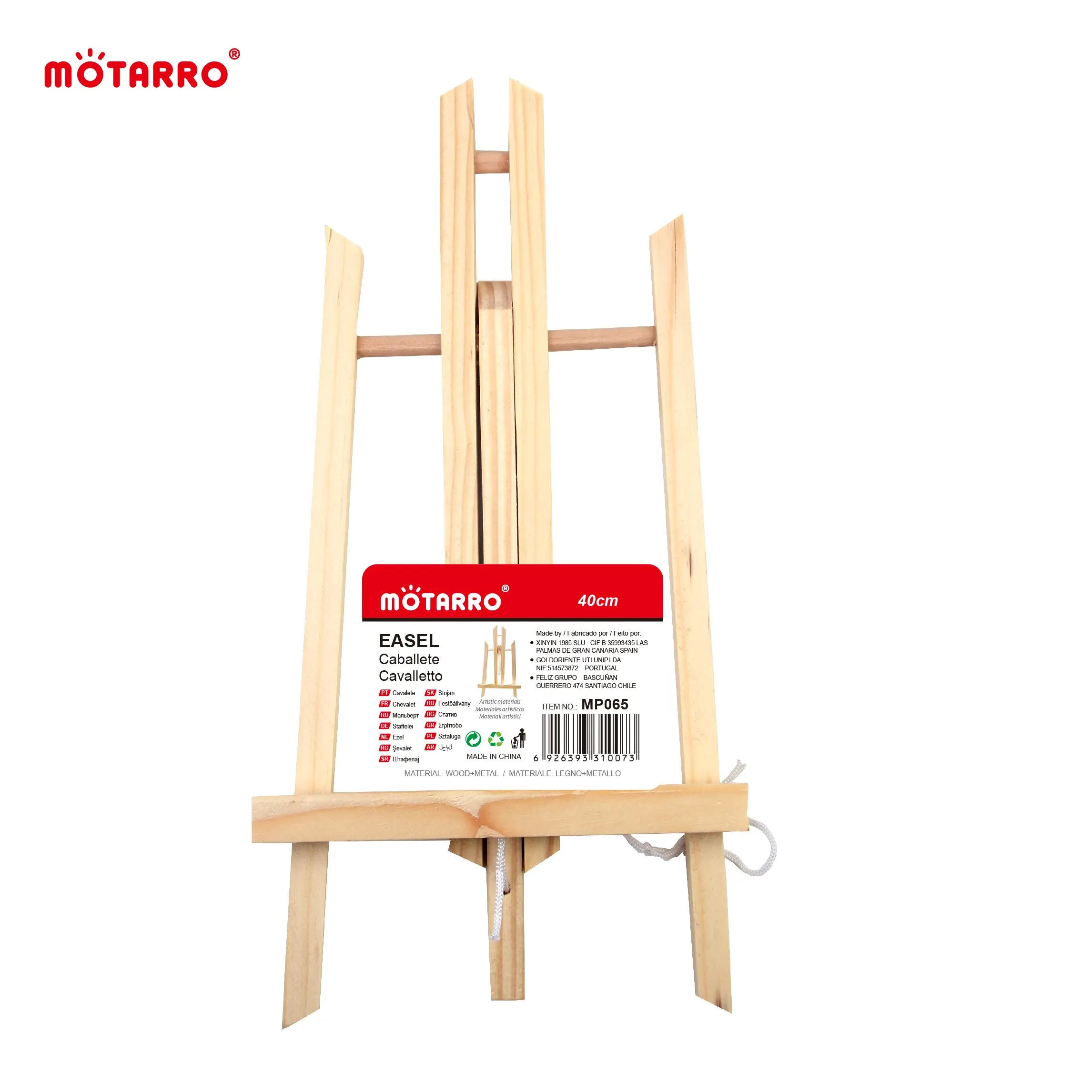 MOTARRO 1Pcs Natural Wood Easel Frame Tripod Display Holder Wedding Table Name Card Stand Children Painting Display Craft image 3