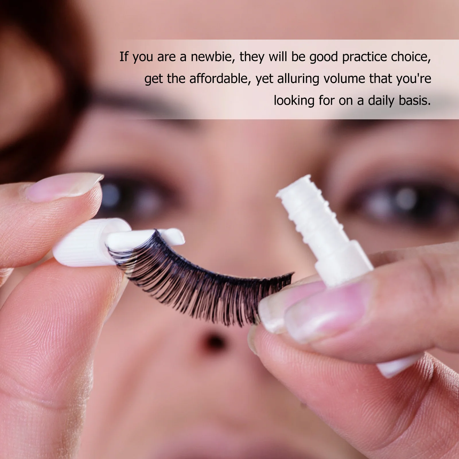 

10Pairs False Eyelashes Chemical Fiber Makeup Fake Eye Lashes Bridal Party Lash Extensions