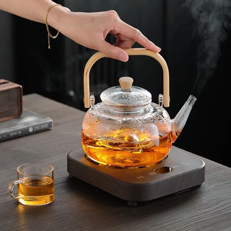 800W Electric Ceramic Stove Mini Water Boiler Fast Heating Tea Maker Electric Hot Plate Heater for Tea Brewing 220V