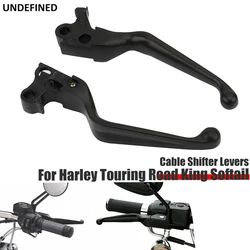 Brake Clutch Levers For Harley Sportster XL 883 1200 96-03 Touring Road King Electra Glide Softail FatBoy Dyna Motorcycle Black