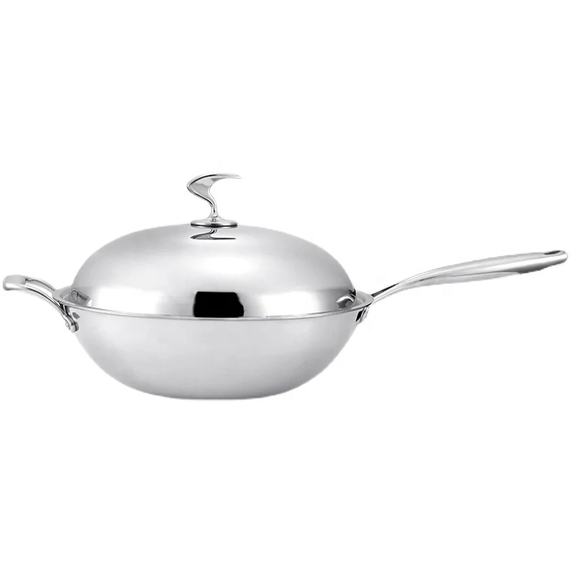 Hot Selling Triply Stainless Steel Cookware Set Modern  Non-Stick Pots and Pans