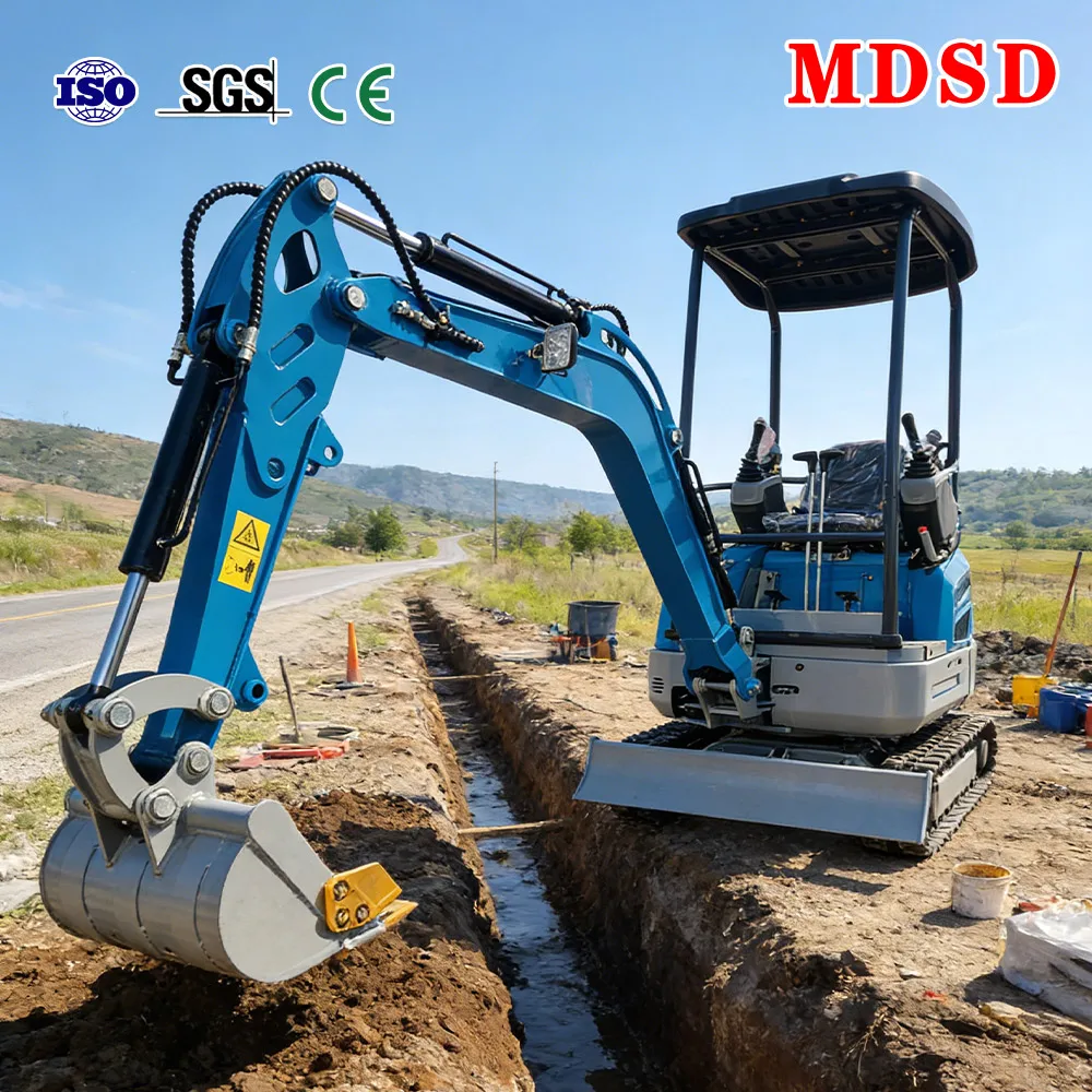 

Мини-экскаватор 1.5 тонны с полным комплектом навесного оборудования для домашнего и сельскохозяйственного использования, малый экскаватор 1.8 тонны, сверхмощный микро-экскаватор