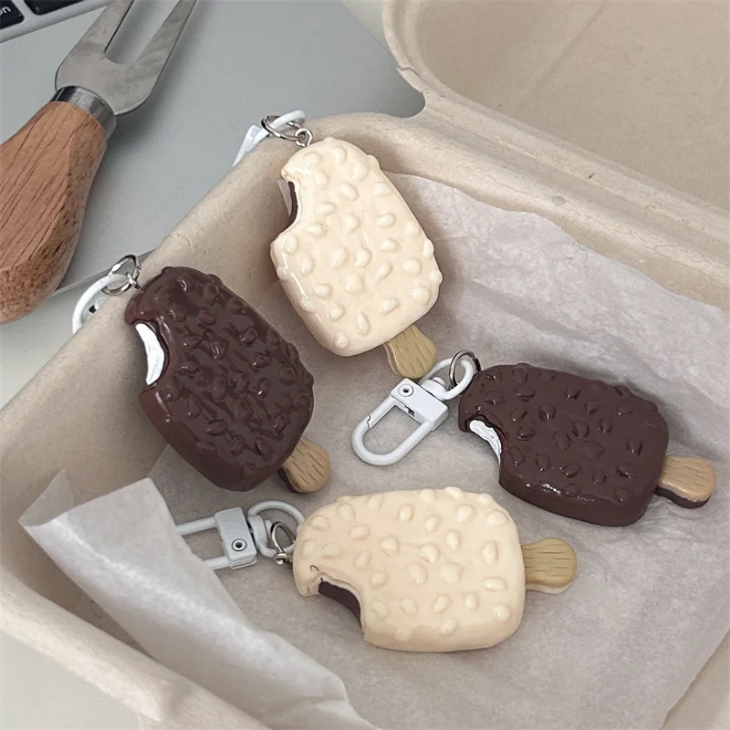 

Cute Miniature Simulation Popsicle Keychain Cartoon Unique Simulation Food Pendant Backpack Decoration Accessories Gifts