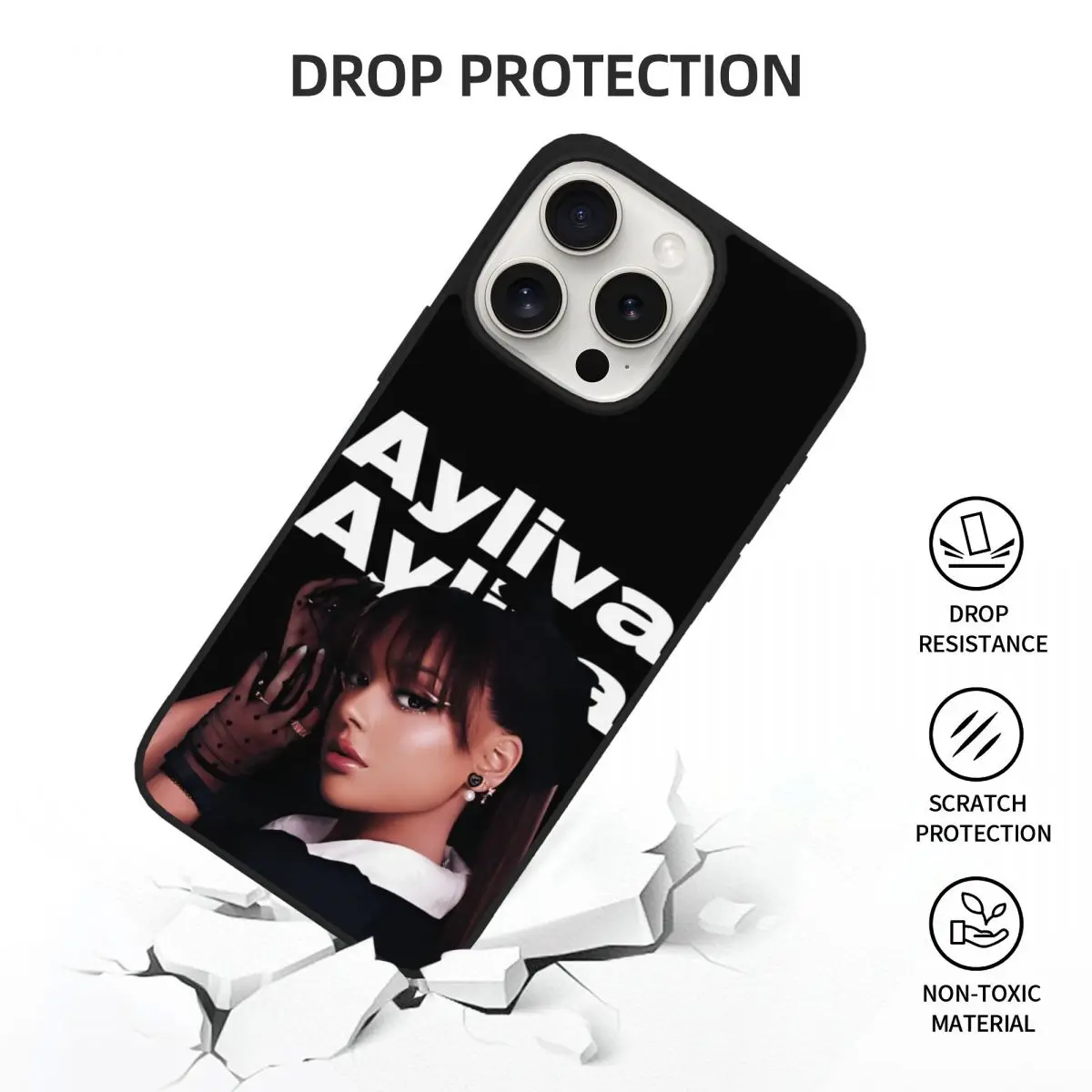 Забавный чехол из ТПУ для iPhone 15 Pro Max Ayliva, чехол для немецкой певицы, мягкий чехол для телефона