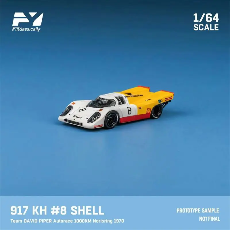 Finclassically FY 1:64 بورش 917 مارتيني شل فورد GT40 24 ساعة من لو مان 1970 الفائز سبيكة دييكاست نموذج سيارة مجموعة