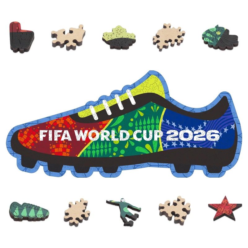 

Host Country"sneakers Puzzle"Wooden Puzzle Publicity Poster New Arrival Exquisite Home Wall Decor Perfect Gift for Children Toys