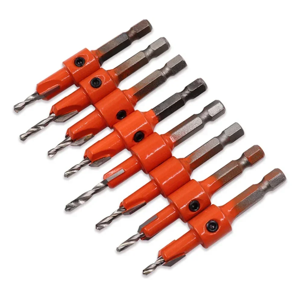 

1pc Woodworking Hex Shank Countersink Drill Bit Salad Drill Step Drill Bit Hexagonal Shank Countersunk Drill Power Tools