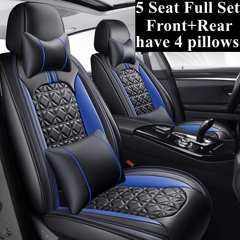 Front+Rear Car Seat Covers for Ford Ecosport Edge Escort Explorer F-150 F-350 S-Max Super-Duty Taurus Tourneo-courier Territory