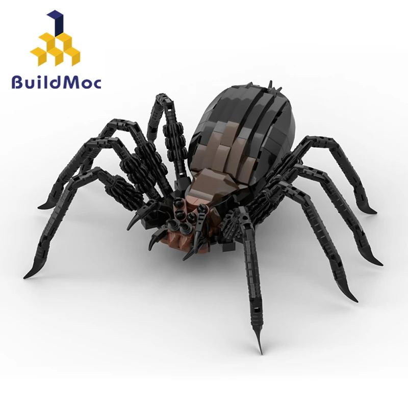 

Buildmoc, Властелин колец, пауки, шелковые кровати, модель животных, набор строительных блоков MOC, Наборы игрушек для детей, подарки, игрушки, 336 шт., кирпичи