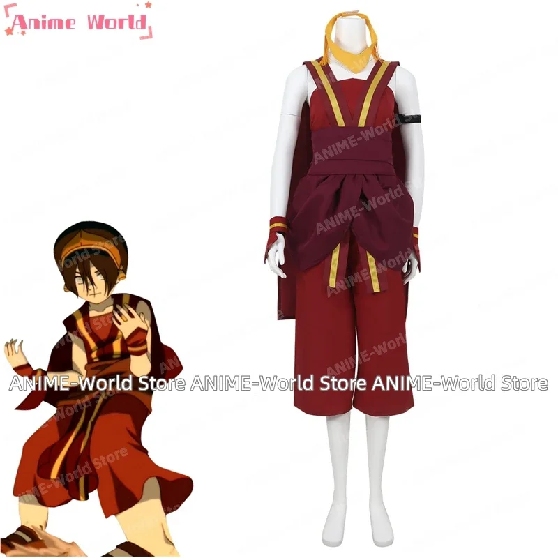 

《Custom Size》Anime Toph Beifong Cosplay Costume Any Size