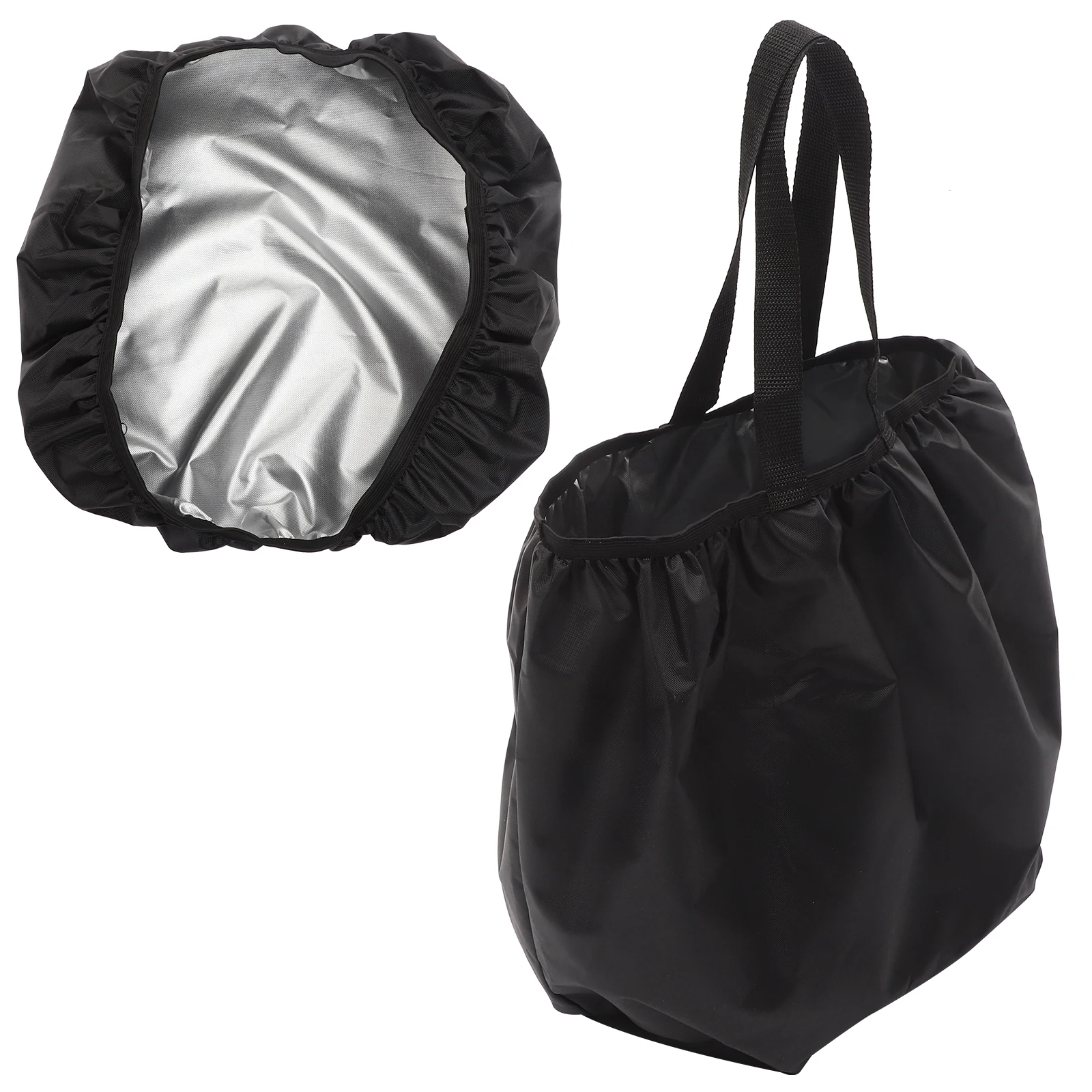 

Rainproof Bike Basket Cover Oxford Cloth Lightweight Wear Resistant Folding Suitable for Cycling Most Baskets