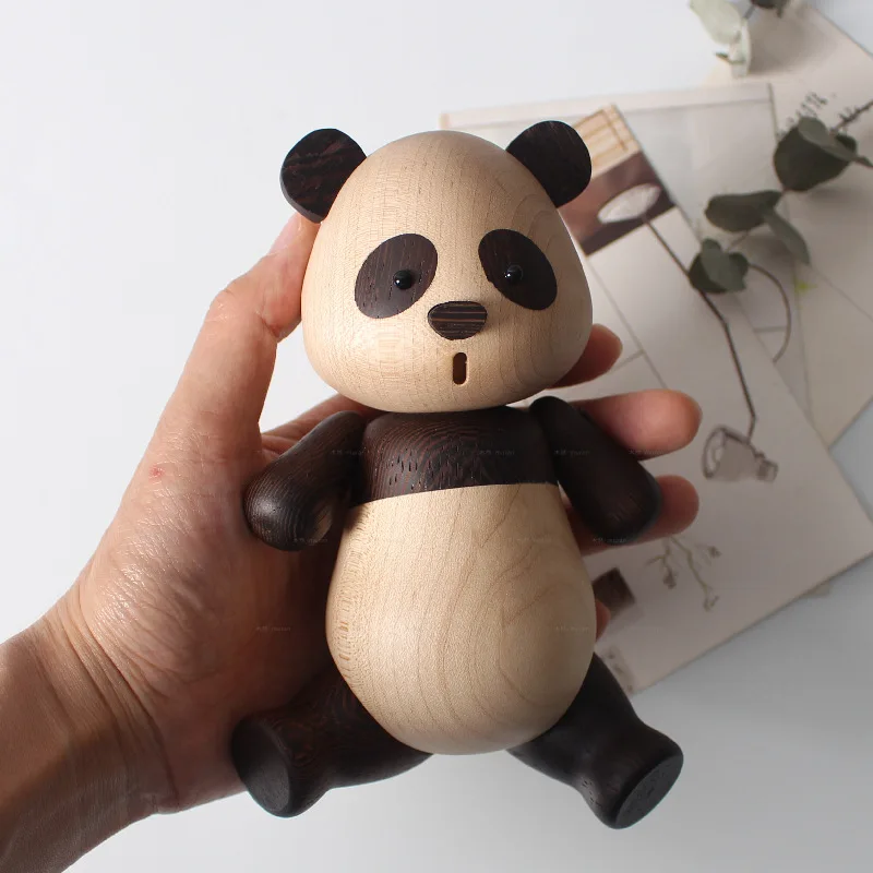 

Creative Festival Souvenir Panda Decoration Crafts, Figure Gift Set Guobao Puppet Company Business Gifts