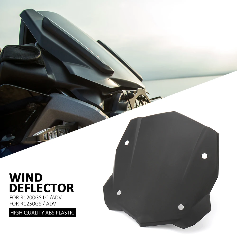 

New Black Windscreen Windshield Screen Protector For BMW R 1200 GS LC 2013- R1200GS LC ADV 2014- R1250 GS R1250GS Adventure