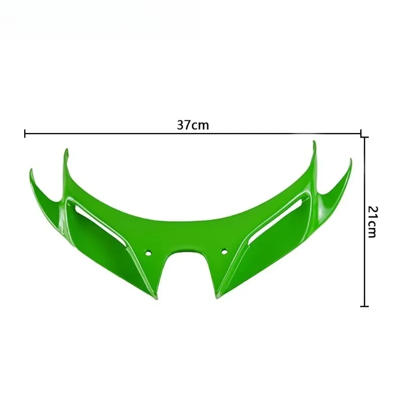 

Popu для автомобильных аксессуаров, передний обтекатель, аэродинамический чехол на лобовое стекло, подходит для Kawasaki Ninja 250/400 2018-2020, черный