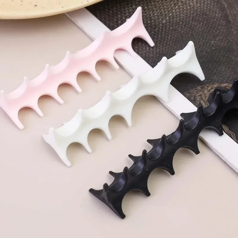 1/3개 선반형 페인팅 펜 거치대 네일 브러쉬 랙 부드러운 실리콘 네일 펜 홀더 스탠드 UV 젤 브러쉬 디스플레이 전시 선반 도구