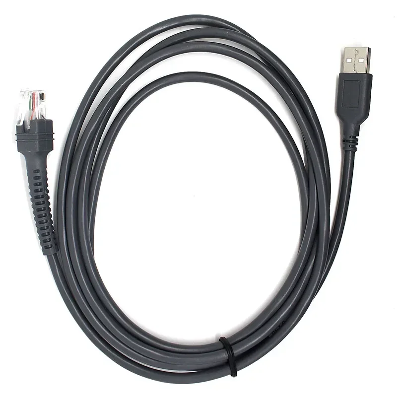 5pcs/lot 2M New USB Cable For Motorola Symbol LS2208 Li2208 LS4328 LS6608 LS3008 CBA-U01-S07ZAR Barcode scanner Reader