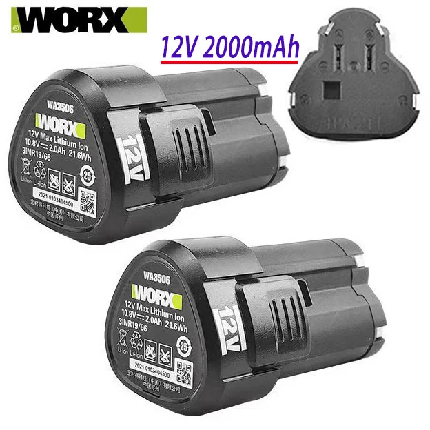 

100% Original 2.0/4.0Ah for WORX Kress 12V WA3506 WU127 WU128 WU130 WU131X WU132 WU280 WX128 WX540 Power Tool Battery
