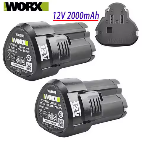 100% Original 2.0/4.0Ah for WORX Kress 12V WA3506 WU127 WU128 WU130 WU131X WU132 WU280 WX128 WX540 Power Tool Battery