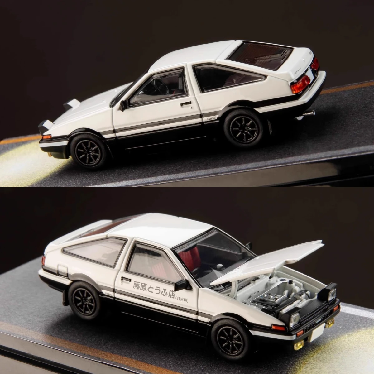 سيارة HJ HOBBY JAPAN 1:64 AE86 الأولي D Diecast