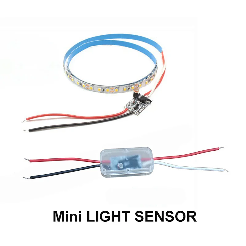 DC 5V, 12V, 24V light sensor, automatic dim light, smart home sensor, switch, switch, photosensitive sensor switch