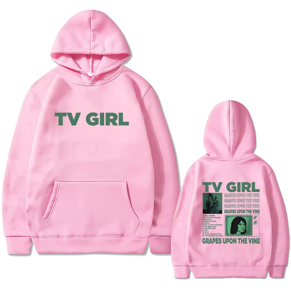 TV Girl Grapes Upon The Vine Hoodie Franse Exit Pullover Lovers Rock Hoodies die echt geeft, oversized sweatshirt met lange mouwen