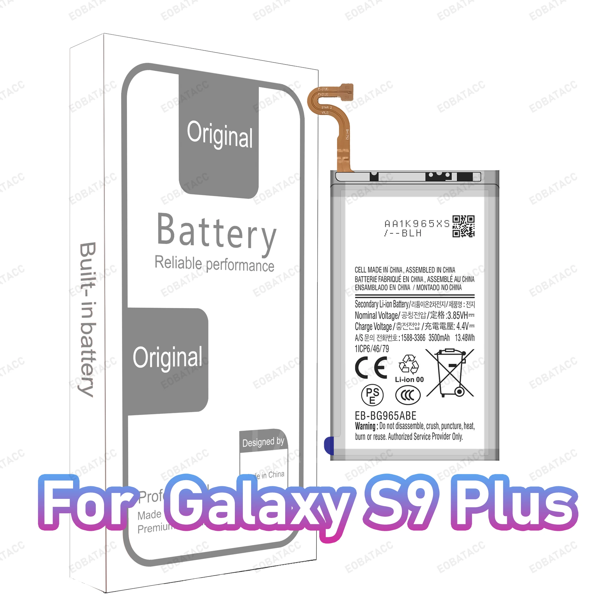 2025 Years High Quanlity NEW EB-BG960ABE EB-BG965ABE Battery For Samsung GALAXY S9 /S9 PLUS Batteries+Free Tools
