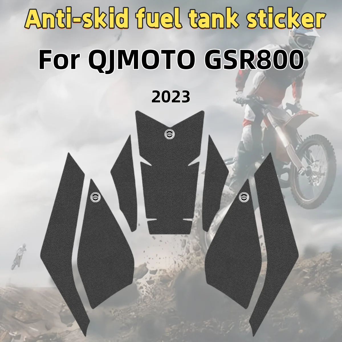 motorcycle fuel tank sticker body sticker version for QJMOTO GSR800 2023 motorcycle fuel tank sticker body sticker version Huala