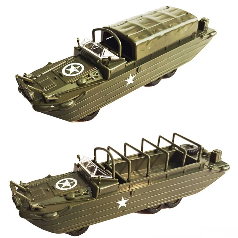 4D Assembled Amphibious Combat Vehicle Military 1/72 Assembled Model Boy Military Vehicle Toy