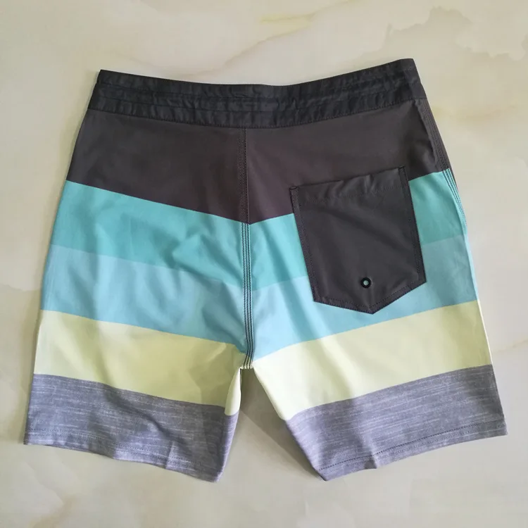 Quick Dry Loose Men's Beach Pants Surfing Elastic Competition Fitness Shorts Quiksilver Light Green Sportswear