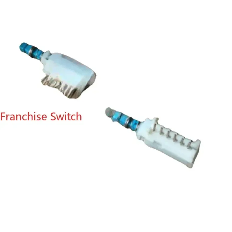 10PCS Key Switch Double Row 12 Pin Piano   Mixer Button  Self-locking Total Length 33