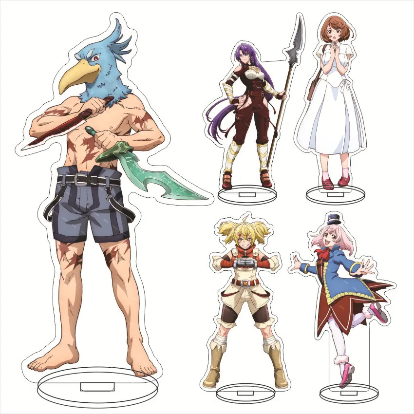 Anime Shangri-La Frontier Kusogee Hunter Kamige Ni Idoman To Su Sunraku Acrylic Stand Figure Display Cosplay Cartoon Model Plate