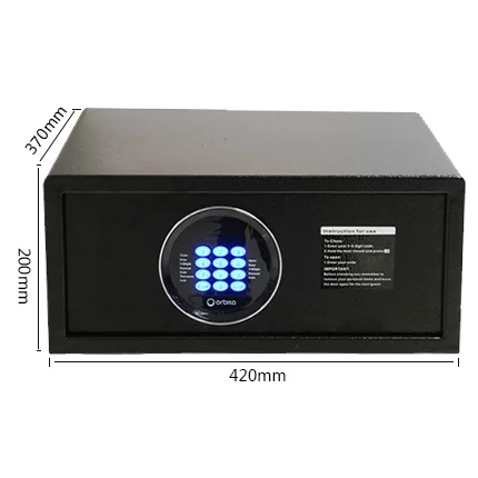 Orbita High Quality Mini Safe Cold Rolled Steel Audit Digital Security Box Room Vault Hotel Safe