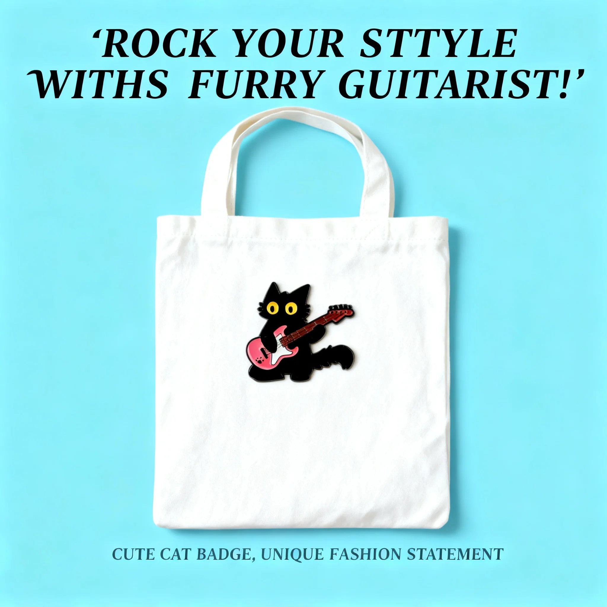 Cute Black Cat Enamel Pin Brooches for Women Lapel Pins Cosplay Accessories Hat Backpack Guitar Badges Toys Gifts