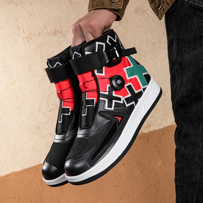 Men Women Breathable Motorcycle Boots Casual Men's Sneakers Microfiber Motocross Shoes Motorcycle Supplies 2026 Biker Shoes