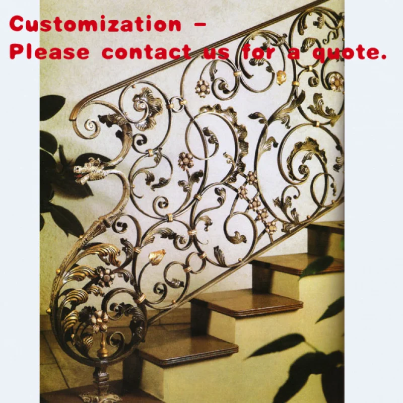

custom.Wrought Steel Stair Handrail Railing