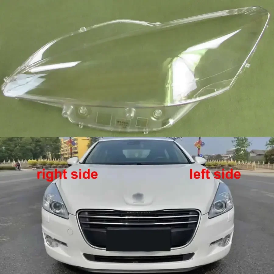 

Plexiglass Headlight Cover Transparent Lampshade Lens Headlamp Housing Lamp Shell For Peugeot 508 2011 2012 2013 2014