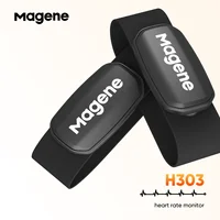 Magene-Monitor de ritmo cardíaco H303, Sensor de movimiento Dual ANT, Bluetooth con correa para el pecho, Ordenador de ciclismo, bicicleta, Wahoo, Garmin, deportes