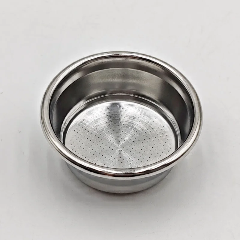 54mm Dual-Layer Pressurized Filter Basket 2-Cup Stainless Steel Coffee Filter Basket for Breville 870/878/450/550 Coffee Machine