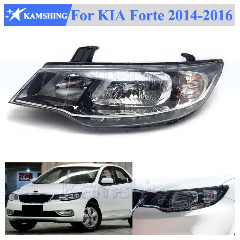 

Kamshing For KIA Forte 2014-2016 headlight Front bumper head light lamp head lamp light headlamp