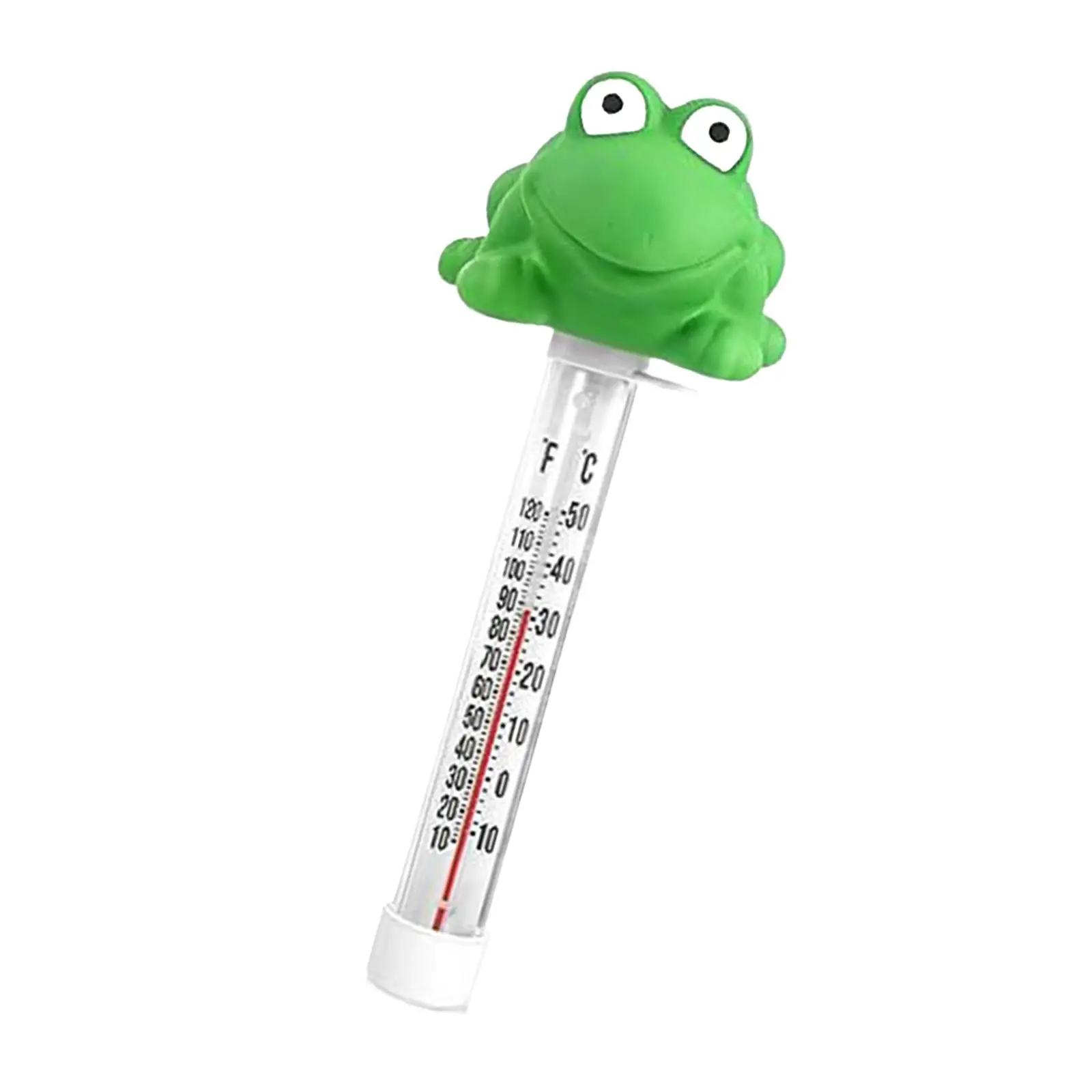 Frog Floating Pool Thermometer Water Thermometer with Large Display Analog Easy to Read with String for in Ground Pool Shower