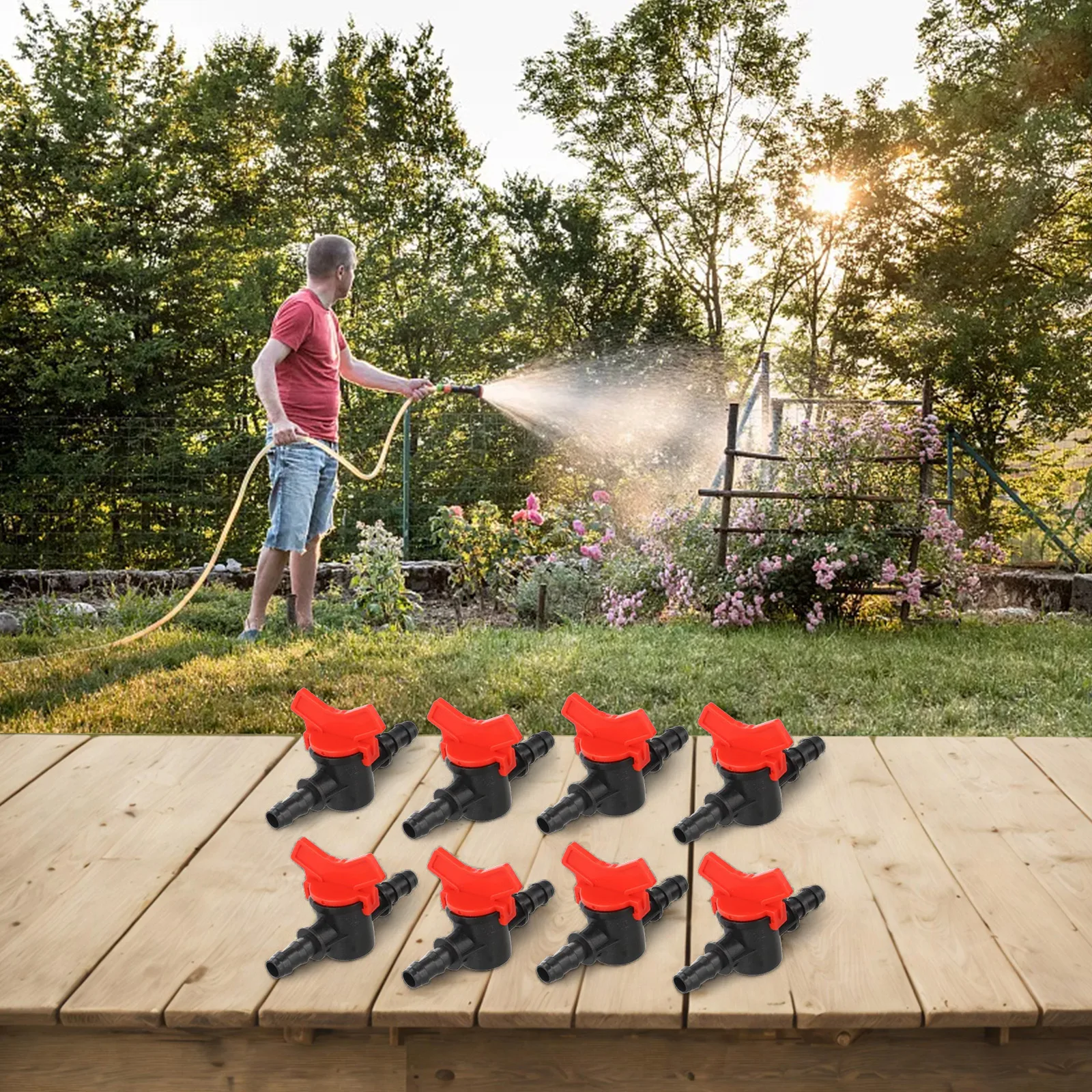 8Pcs Garden Hose Faucet Irriga - Gardening Tools And Accessories 评论和价格