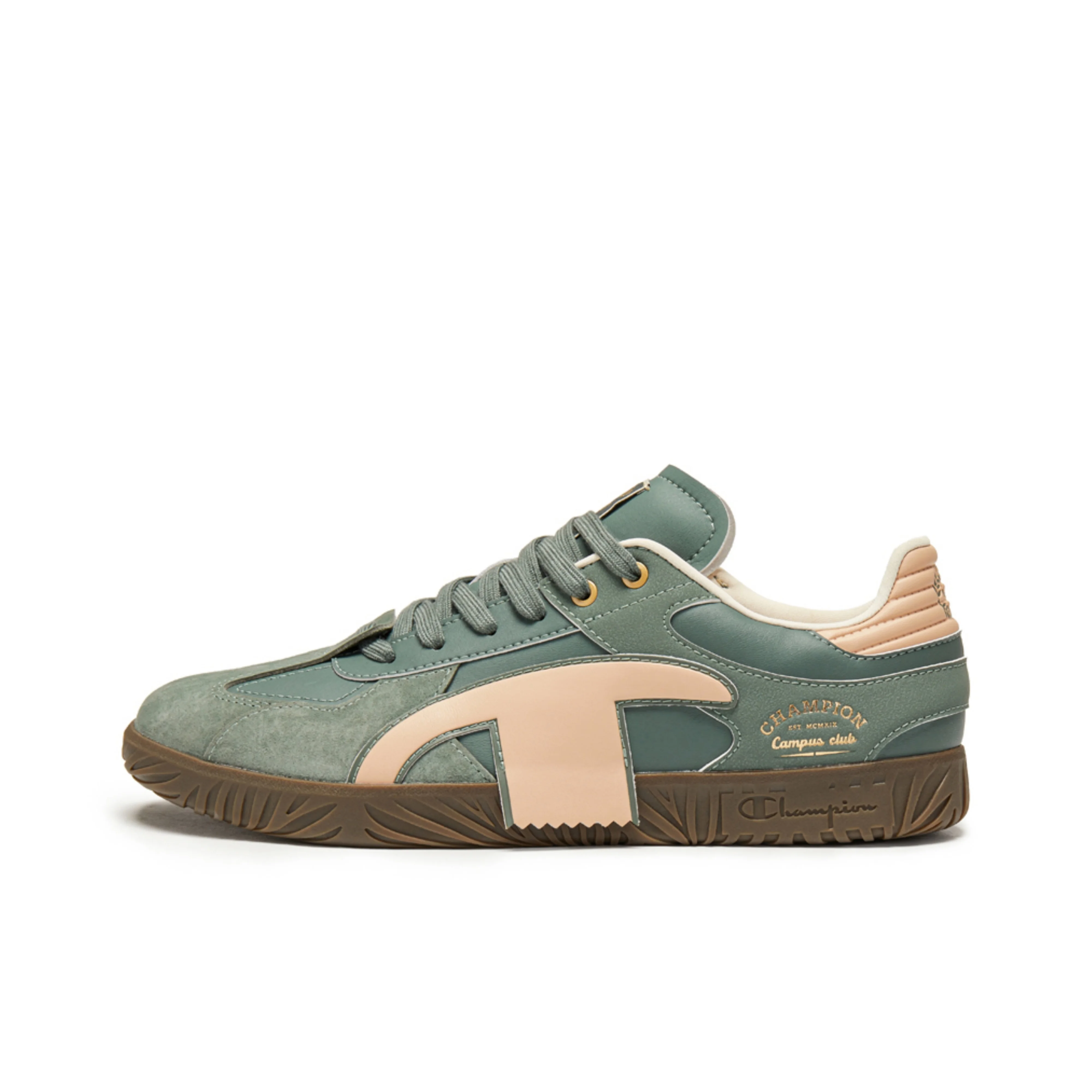 zapatillas-de-skate-champion-pu-low-top-para-hombre-color-verde-musgo-oscuro-marron-tostado-u6afctm68n1