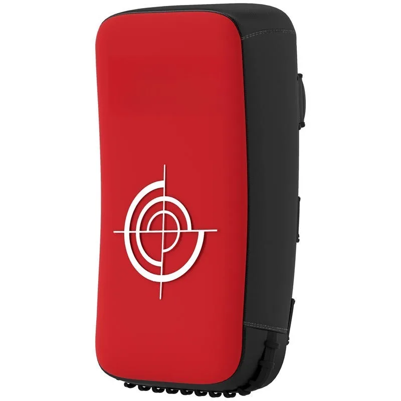 

16.5 in Muay Thai Kick Shield Punching Pad, Kick Shield for Martial Arts, Karate, Kickboxing, MMA x 1 Unit, Red