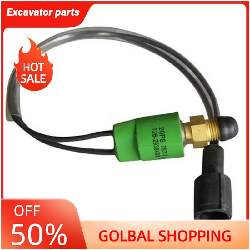 

Excavator Pressure Switch Parts 126-2938 106-0096 For E320b/c Machinery Parts (928-1262938)