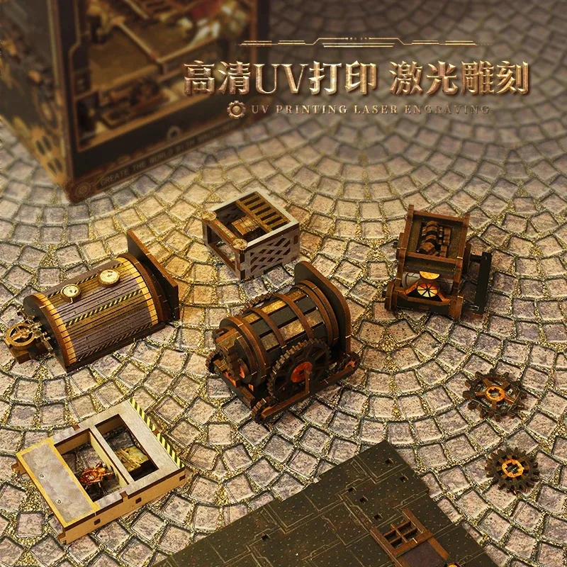 DIY 3D Wooden Puzzle Bookends, Mechanical Motion Model Building Kit, Creative Craft Decor for Bookshelf, Unique Gift for Friends view 3